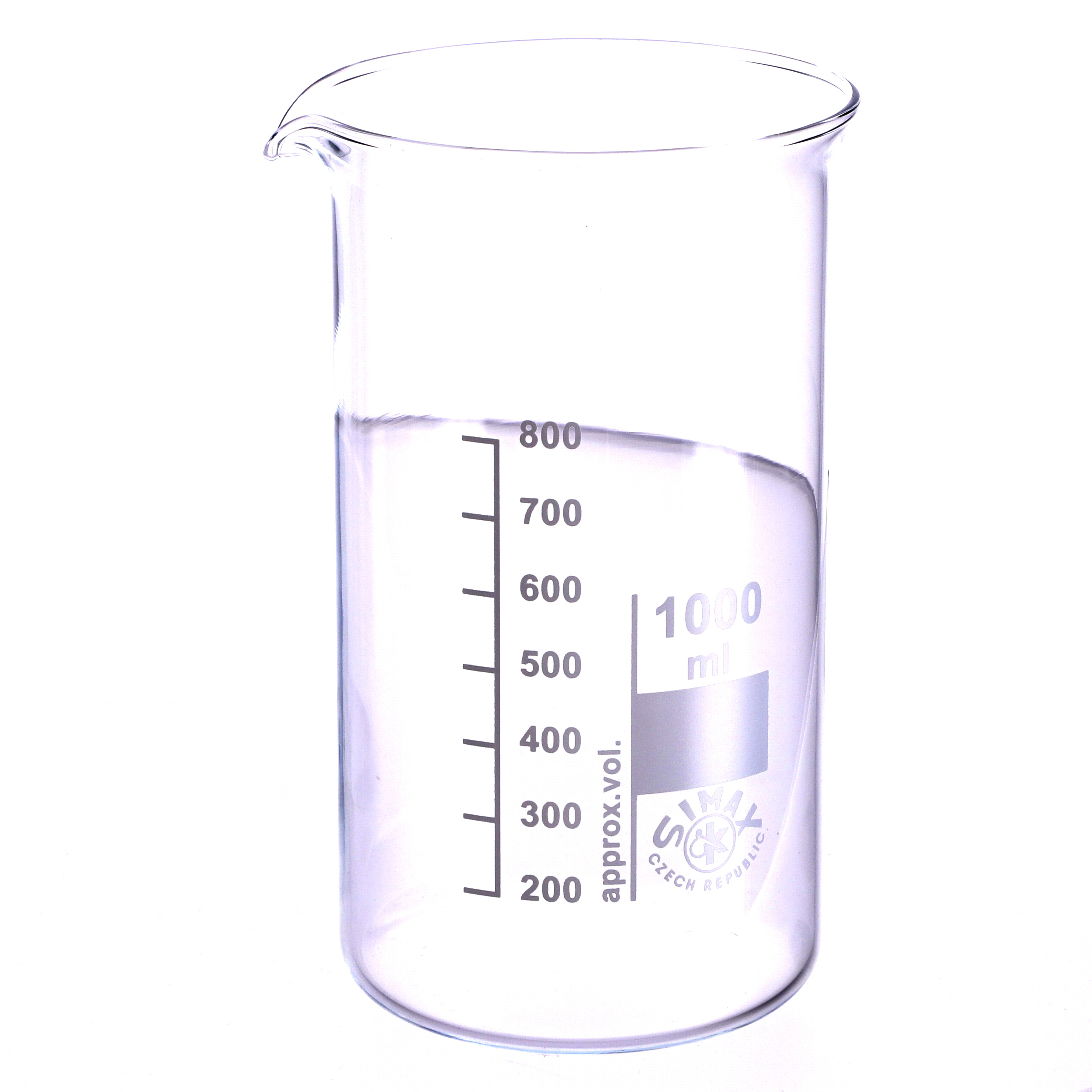 Simax Tall Form Beaker With Spout 1000ml